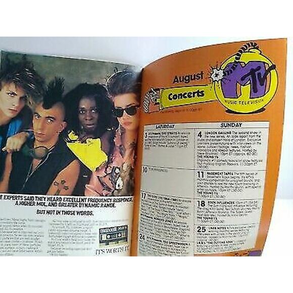 RockBill Magazine A-Ha CockRobin Sting Minutemen Live Aid MTV Aug 1985 New Wave - Picture 8 of 11